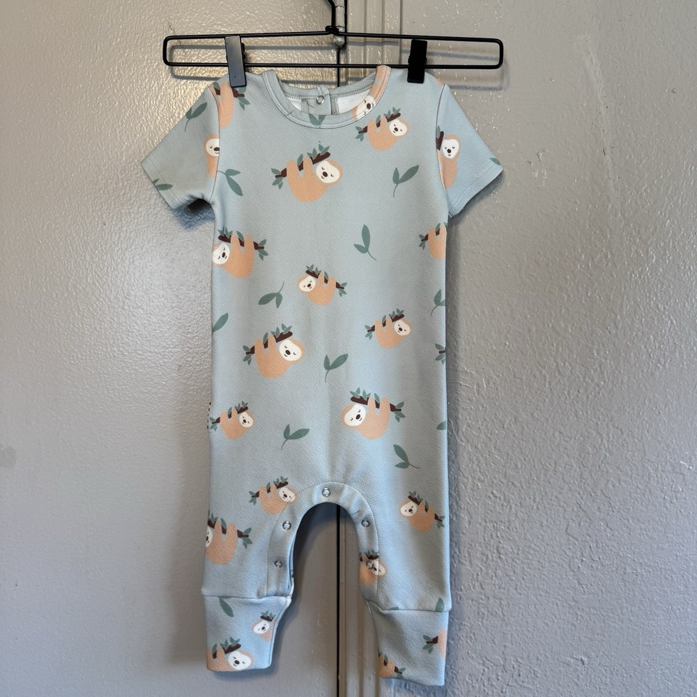 SOOKIbaby Sloth Romper 12-18 Months Baby Pajamas Play Outfit